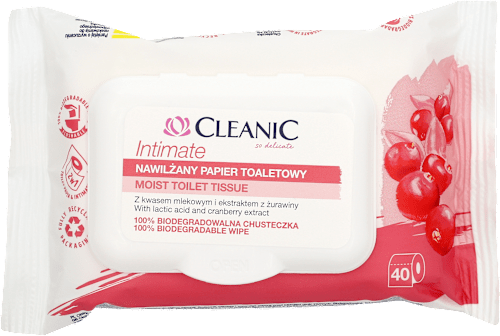 Papier toaletowy nawilżany Intimate Cleanic