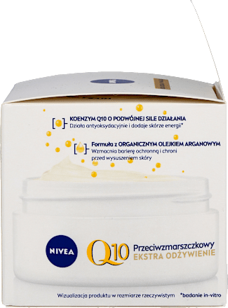 Q10 Power Ekstra odżywienie przeciwzmarszczkowy krem na dzień z SPF 15  NIVEA