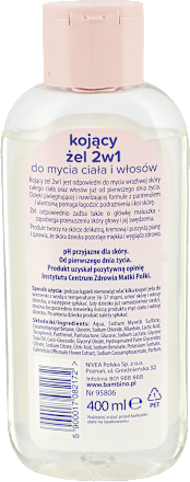 Kojący żel 2 w 1 dla niemowląt bambino