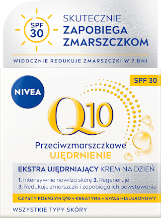 Przeciwzmarszczkowy krem na dzień SPF30 Q10 NIVEA