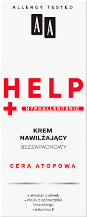 Krem nawilżający bezzapachowy Help Cera Atopowa  AA