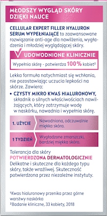 Serum wypełniające kwas hialuronowy Cellular Expert Filler NIVEA