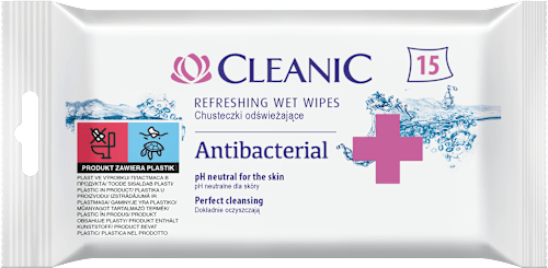 Chusteczki nawilżane Antibacterial Cleanic