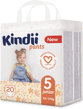 Pieluchomajtki junior rozmiar 5, 12-17 kg Kindii