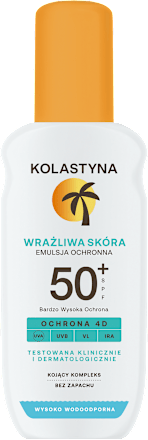Emulsja ochronna w sprayu SPF50+ Wrażliwa skóra Kolastyna Sun