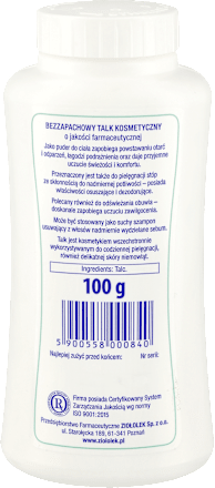 Talk kosmetyczny bezzapachowy Ziołolek
