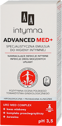 Specjalistyczna emulsja do higieny intymnej, Advanced pH 3,5 AA