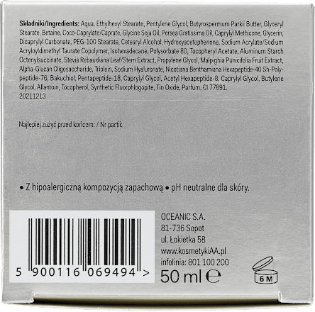 Aktywny krem na dzień redukcja zmarszczek+regeneracja, RETINOL INTENSIVE 60+ AA