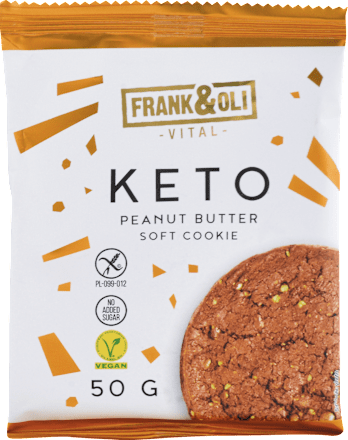 Keto sušienka Soft Cookie Peanut Butter FRANK&OLI