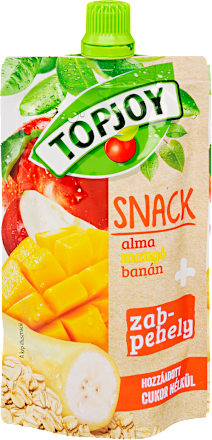 Snack, alma-mangó-banán zabpehellyel Topjoy