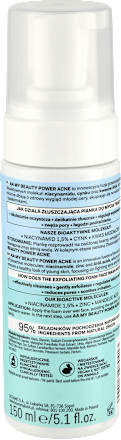 Złuszczająca pianka do mycia twarzy MY BEAUTY POWER ACNE  AA