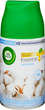 Fresh Matic légfrissítő utántöltő Soft Cotton illatal Air Wick
