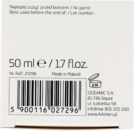 Krem do twarzy regenerująco-wzmacniający, 60+ AA Men