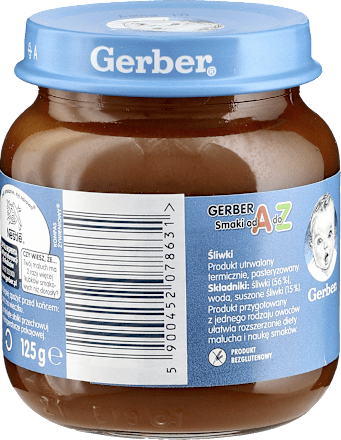 Deserek owocowy śliwki Gerber