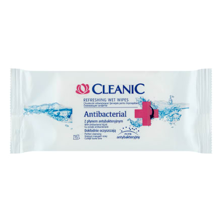 Antibakterijske vlažne maramice Cleanic