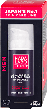 MEN AQUA BOOSTER REVITALIZING HYDROGEL 3-in-1 gel krema HADA LABO TOKYO