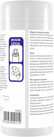 Wilgotne ściereczki do lodówki Frischer