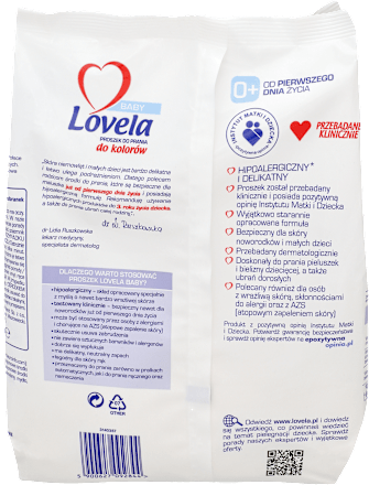 Proszek do prania ubranek dziecięcych Color Lovela BABY