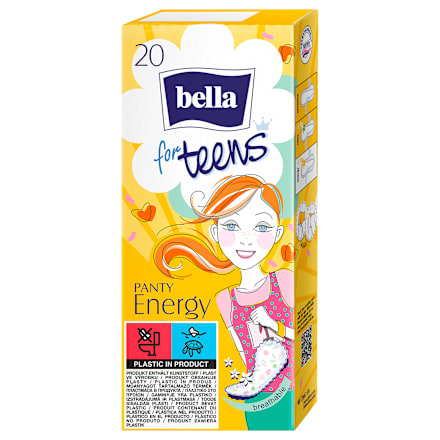 for teens PANTY Energy - dnevni ulošci bella for teens