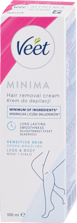 Depilačný krém na citlivú pokožku Minima  Veet