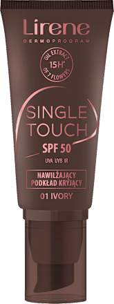 Single Touch fond de ten hidratant cu SPF50 01 Ivory Lirene