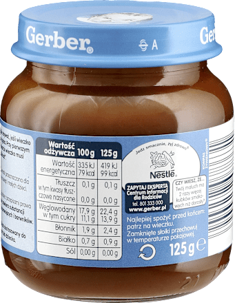 Deserek owocowy śliwki Gerber