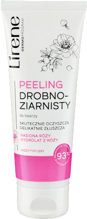 Regenerujący peeling drobnoziarnisty dzika róża Lirene