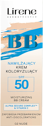 Crema BB hidratantă anti-depigmentare SPF50,02 Nude Lirene