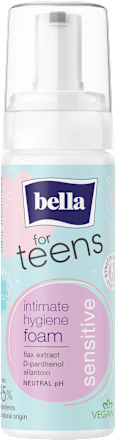 for teens intimní mycí pěna sensitive bella for teens