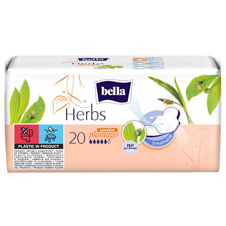 Herbs sensitive plantago -ciklusni ulošci sa krilcima bella baby Happy