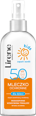 Mleczko ochronne dla dzieci w sprayu SPF 50 Lirene