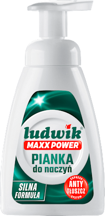 Pianka do mycia naczyń maxx power, koncentrat, z pompką LUDWIK