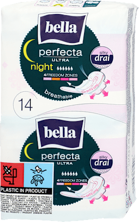 Podpaski higieniczne Perfecta Night Silky Drai bella