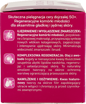 PIELĘGNACJA ODMŁADZAJĄCA 50+ KOMÓRKI MŁODOŚCI  Lirene