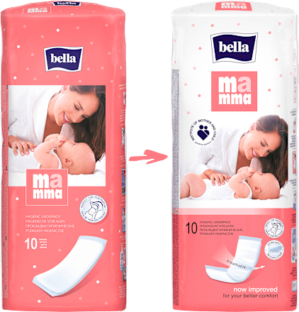 Wöchnerinnen Vorlagen/Vlieswindeln 34x12 cm bella mamma