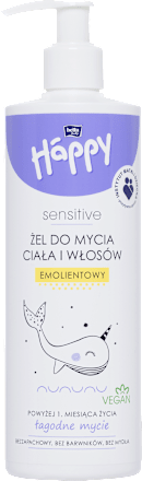 Żel do mycia ciała i włosów emoilentowy 2w1 bella baby Happy