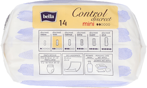 Wkładki urologiczne  Discreet MINI bella