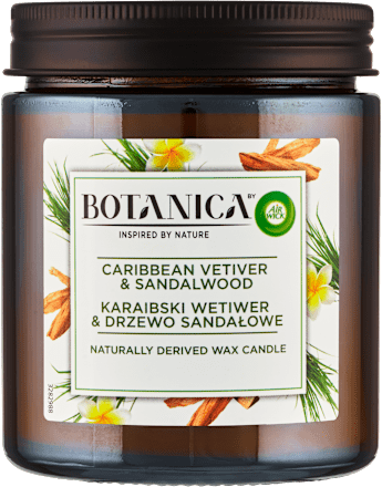 svíčka Karibský vetiver a santalové dřevo BOTANICA BY AIR WICK