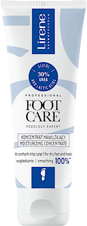 Cremă concentrată pentru hidratarea picioarelor, 30% uree Lirene