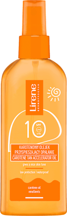 Ulei accelerator de bronzare SPF10 Lirene