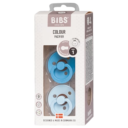 COLOUR varalice za bebe, Sky Blue/Baby Blue, od 0 do 6 mesesci BIBS