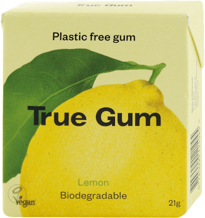 Chewing gum senza zucchero al limone  True Gum