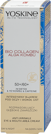 Bio Collagen Alga Kombu krema protiv bora – za područje oko očiju i usana 50 +/60 + Yoskine