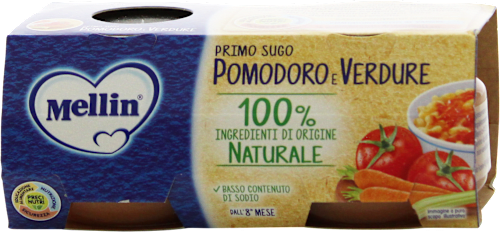 Primo sugo pomodoro e verdure Mellin