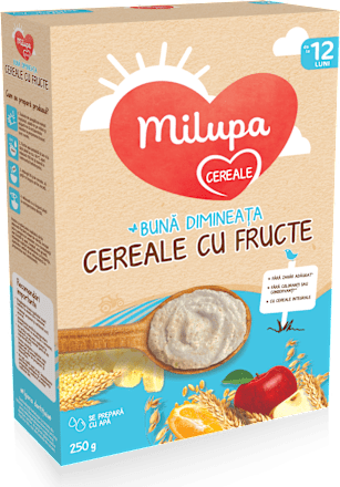 Cereale cu fructe Bună Dimineața 12+ Milupa