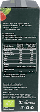 BIO kaszka bezmleczna z ryżem i truskawką   Bobovita
