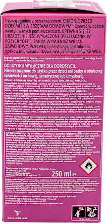 Komplet automatycznego odświeżacza powietrza Księżycowa Lilia Otulona Satyną  AIR WICK
