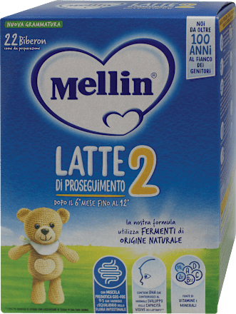 Latte in polvere di proseguimento 2 Mellin
