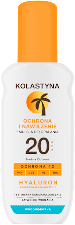 Emulsja do opalania w sprayu SPF 20 Kolastyna Sun