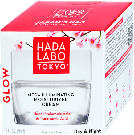 Vlažilna krema za obraz Mega Illuminating Moisturizer HADA LABO TOKYO